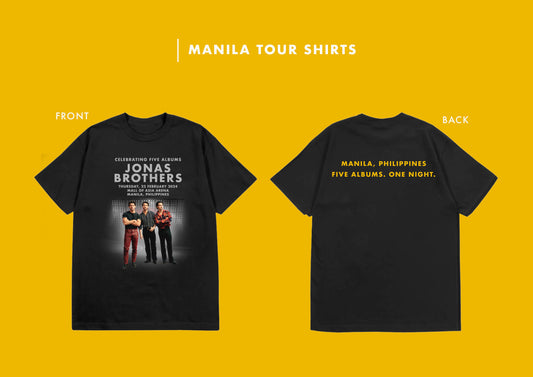 Jonas Brothers 2024 Manila Tour Shirt